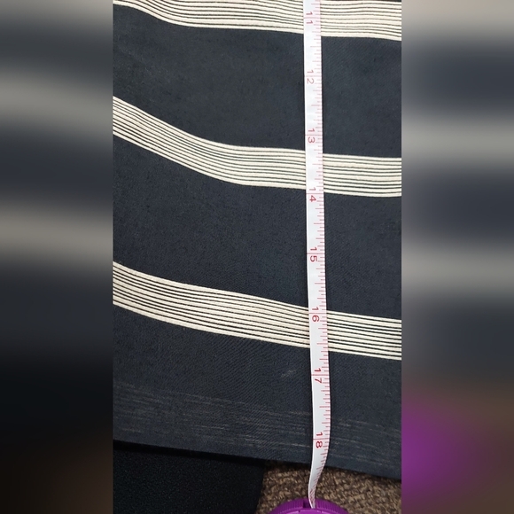 Ann Taylor Loft Striped A-Line Mini Skirt Size 6 - Picture 13 of 14
